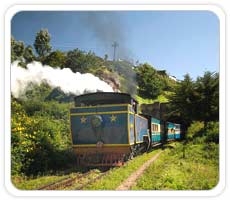 Mountain Railway Into The Tunnel, Ooty
